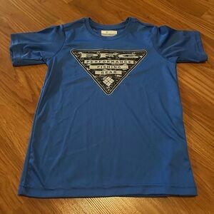 Columbia Blue Performance Fishing Gear Tee